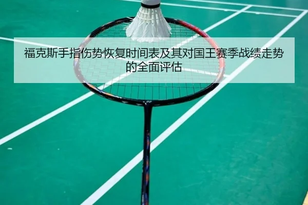 福克斯手指伤势恢复时间表及其对国王赛季战绩走势的全面评估